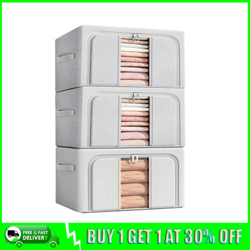 24l folding storage box - 4x,