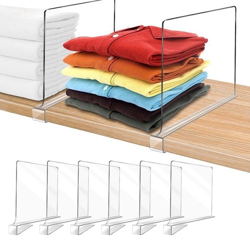 Shelf dividers 6pcs storage - shelf,