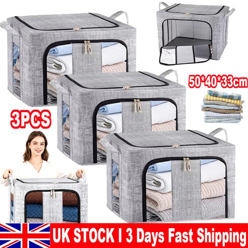3pcs 66l folding storage - 66l,
