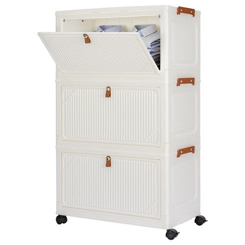 Tier stackable storage bins - 3,