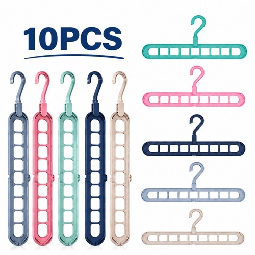 10pack clothes hangers holes - 10pack, 9