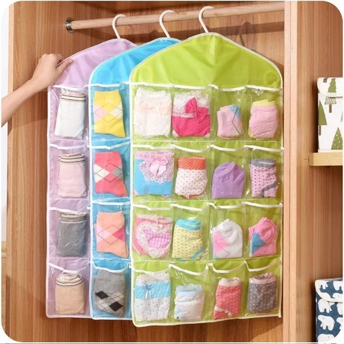 Pockets clear hanging bag - 16,