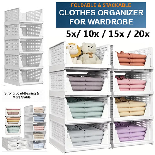 Stackable closet wardrobe - stackable,