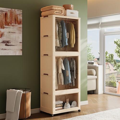 Portable closet large wardrobe - closet,