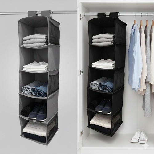 Hanging wardrobe organiser - hanging,