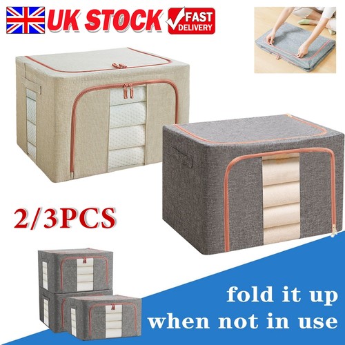 3pc underbed clothes - clothes, storage