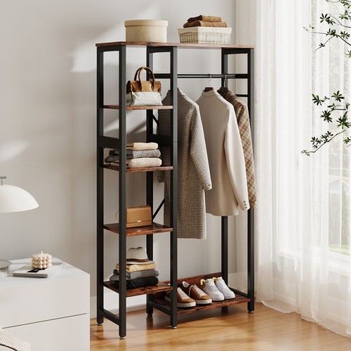 Open wardrobe clothes - open,