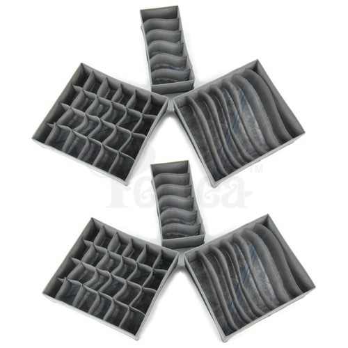 Periea 6pcs drawer organiser - 6pcs,
