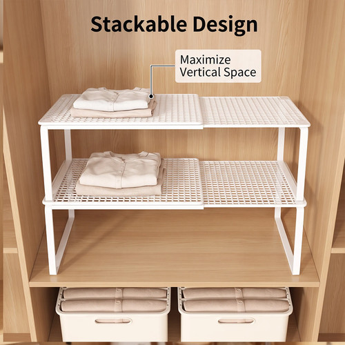 Extendable wardrobe tiered