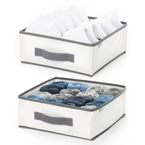 Livivo fabric drawer organiser - fabric,
