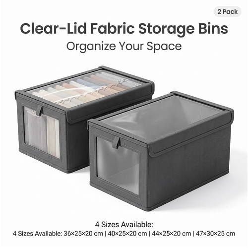 2pcs storage box for - for, clothes
