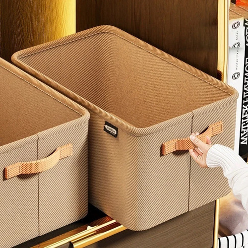 Foldable clothes storage box - foldable,