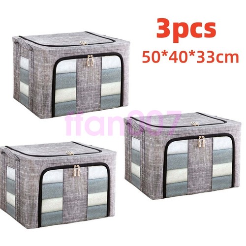 3pcs 66l folding storage - 66l, box