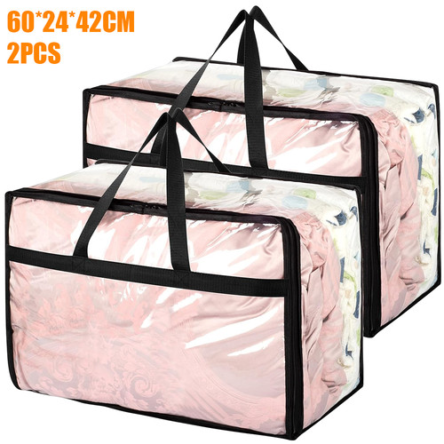 2pcs pvc clothes storage bags - 2pcs,