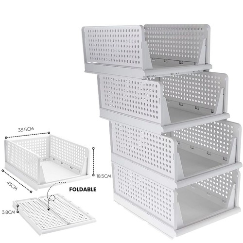 4pcs stackable wardrobe - 4pcs,